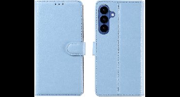Hoesje Geschikt Voor Samsung Galaxy A37 Hoesje Blauw - met Pasjeshouder – bookcase Portemonnee - Walletcase - Portemonneehoes