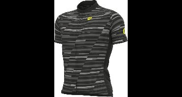 Ale Fietsshirt Korte Mouwen Solid Step - Zwart - L - Valt klein