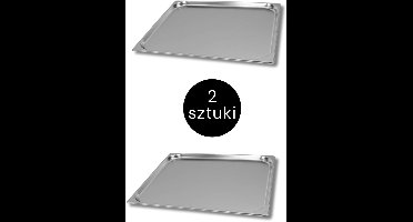 Professionele MEGA-M Gastronorm Set GN 2/1 – Set van 2 stuks – Hoogwaardig RVS