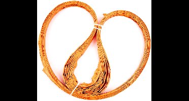 Mega-M Professioneel Lintzaagblad - 165 cm - Voor Vlees- en Bottenzaag model PI.HO210.1500 - Gehard RVS - Slagerskwaliteit