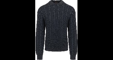 BOSS Trui Kaktus Navy - Maat XXL - Heren - Pullovers