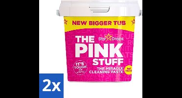 2 x The Pink Stuff - Cleaning Paste - Allesreiniger - Voor Hardnekkig Vuil - 850g - The Pink Stuff - Schoonmaken - Reiniger - Natuurlijke Reiniger - Roest Verwijderen