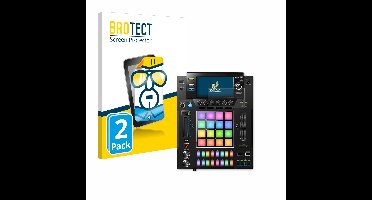 BROTECT - Screenprotector voor Pioneer DJS -1000 - Folie Beschermfolie transparant 2 Stuks
