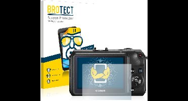 BROTECT - Screenprotector voor Canon EOS M - Folie Beschermfolie transparant 2 Stuks