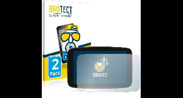 BROTECT - Screenprotector voor TomTom GO Exclusive - Folie Beschermfolie matte 2 Stuks