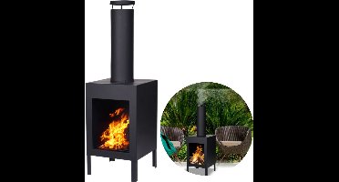 loks Tuinhaard - 105 cm - Metaal - Zwart