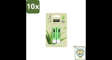 10 x Sence – Lippenbalsem – Aloë Vera – Verzorgend - Grootverpakking - Lippenbalsem Aloë Vera - Droge Lippen Verzorging - Uitdroging Voorkomen - Lippen Beschermen - Gebarsten Lippen Kalmeren