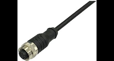 BKL Electronic 2702004 Sensor/actuator aansluitkabel M12 Aantal polen (sensoren): 4 Koppeling, recht 5 m 1 stuk(s)