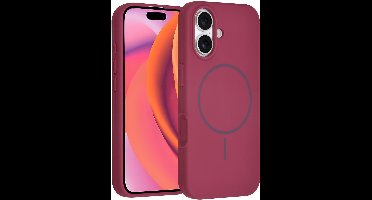 TUNIQ telefoonhoesje voor Apple iPhone 17 - MagSafe siliconen backcover - Paars
