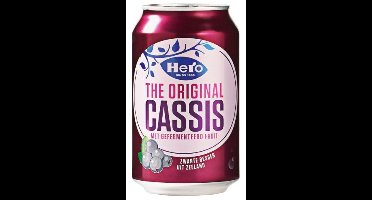 Hero Cassis Original Blikjes 33cl Tray 24 Blikjes Frisdrank