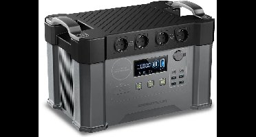 Powerstation - Generator - Aggregaat - Powerbank - Draagbare - 2000W - 1500Wh - Noodstroomvoorziening - voor Thuis en Buiten