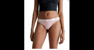 Calvin Klein TIA - Dames String - Roze - Logo - Maat S