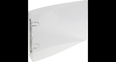 Exacompta 10x Crystal PP Ringband 125x200 - 2 ringen van 25mm - Transparant - 51091E