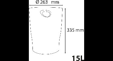 Exacompta 8x Papiermand Ecobin - Geassorteerd - 45302D