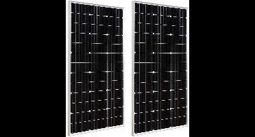 Zonnepaneel - Zonnepanelen - Monokristallijn - Set van 2 - 150W - Rigid Glass - Waterdicht - Lichtgewicht - On-Grid/Off-Grid Gebruik - Hoge Efficiëntie