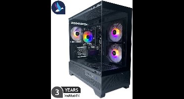 Diamond VI ARGB Gaming PC | AMD Ryzen 7 - 5700X | NVIDIA RTX 5060 Ti - 16 GB GDDR7 | 32 GB DDR4 | 1 TB SSD | WiFi | Windows 11 Pro