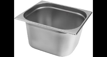 Mega-M Professionele GN 1/2 Bak - 32,5x26,5 cm - Diepte 200 mm - RVS - Gastronorm Container - Roestvrij Staal - Extra Diep & Voedselveilig - Voor Catering en Horeca