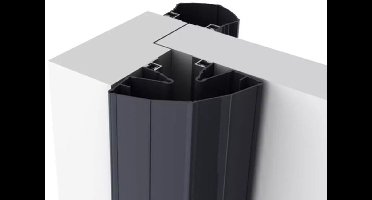 Ellen vingerbeschermingsprofiel - Finprotect Plus 5090 - 250cm - antraciet