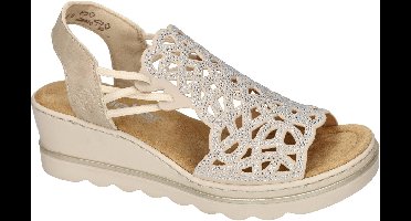 Rieker -Dames - beige - sandalen - maat 37