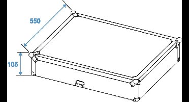 ROADINGER Mixer Case Pro MCB-19 sloping, bk, 12U