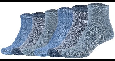 Mustang Sokken Casual Organic Cotton Quarter 6-Pack Set van 6