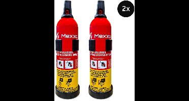 Mexxo Sprayblusser 750ml AF - Set van 2 - Met wandbeugel - PFAS-vrije schuimblusser