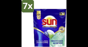 Sun - Brilliant Shine Plus - All-in-1 Vaatwascapsules - 34 Tabletten - Bulkverpakking - 7 stuks