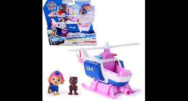 PAW Patrol - Search & Rescue - Skye' Helikopter met 2 figuren & terugtrekfunctie - Speelgoedvoertuigen