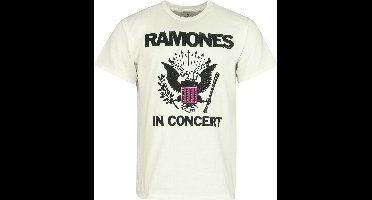Ramones In Concert Heren T-shirt - wit - S