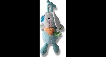 Tiamo Muziekdoosje Konijn met Wortel Blauw