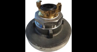 Storz Verloop Koppeling - nokafstand 81mm x Geka - aluminium met rvs 316 verloopring