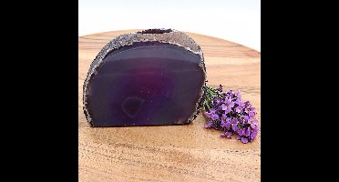 Edel-gedenk-steen waxinelicht Agaat