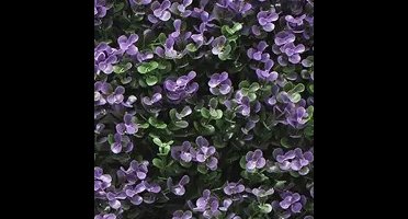 Buitengewoon de boet - Kunstplanten mat 50x50 cm buxus paars