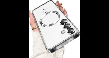 Hoesje Geschikt voor Samsung A26 Hoesje Zliver - Geschikt voor MagSafeTelefoonhoesje - soft siliconen Backcover