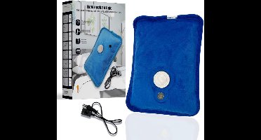 Core® Elektrische kruik - Kruik - Kruik elektrische - Blauw- 24cm x 18cm x 6cm