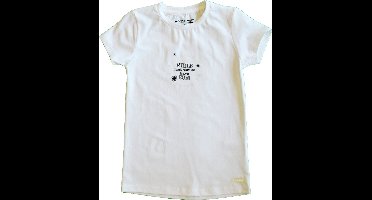 Meisjes T-shirt Sienna Heart Magic UV White maat 164