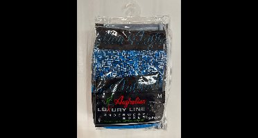 2 stuks Australian Boxershort- Blauw Vibes - L