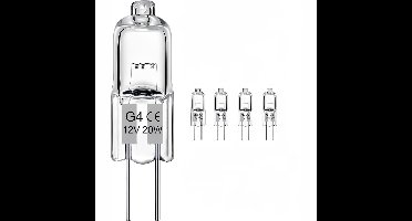 Halogeen Lampjes Set van 4 Stuks G4, 12 V, 20 W - Afzuigkap Dimbaar