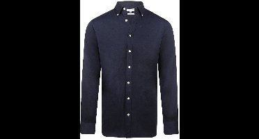 McGregor Overhemd Stretch Pique Shirt Mm261 6001 01 Navy Mannen Maat - XXL
