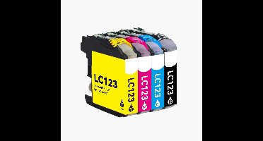 Voordeelset - Vervanger voor Brother LC-121/LC-123 XL