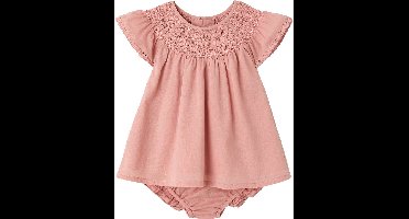 Vertbaudet Jurk en bloomer baby meisjes katoen