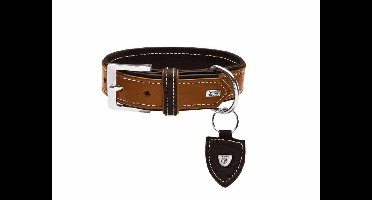 Hunter Hondenhalsband Tara Cognac/Bruin 62 - 72 cm