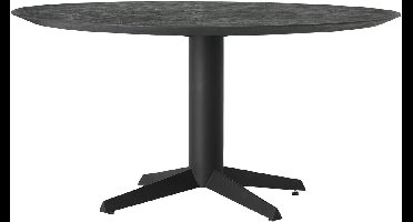 DTP Home Soho eettafel rond 150x150x76 cm - Mortex - zwart