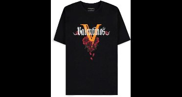 Cyberpunk 2077 - Valentino's Unisex Tshirt - M - Zwart
