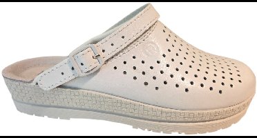 Rohde 1445 Neustadt d Clogs Dames Doctor Ziekenhuispantoffels Schoenen - wit - 42