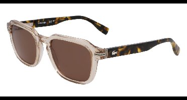 Lacoste L6046S N Sand/havana 52/20/145 MAN Zonnebrillen