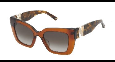 Nina Ricci SNR378V Marrone trasparente lucido 50/20/140 WOMAN Zonnebrillen