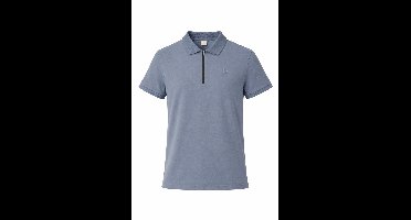 Mario Russo Polo shirt Half Zip Lorenzo - Polo Shirt Heren - Poloshirts heren - Katoen - RAF Blauw