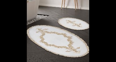 Asir badmatset (2 stuks) – roomwit