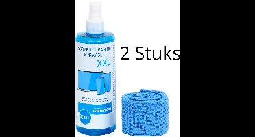DUOPACK | Grundig Schermreiniging Set | Screen Cleaner Kit | Schoonmaakkit voor schermen | 6 Delig | 400ml